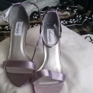 Dyeables Lavender Strappy Heels